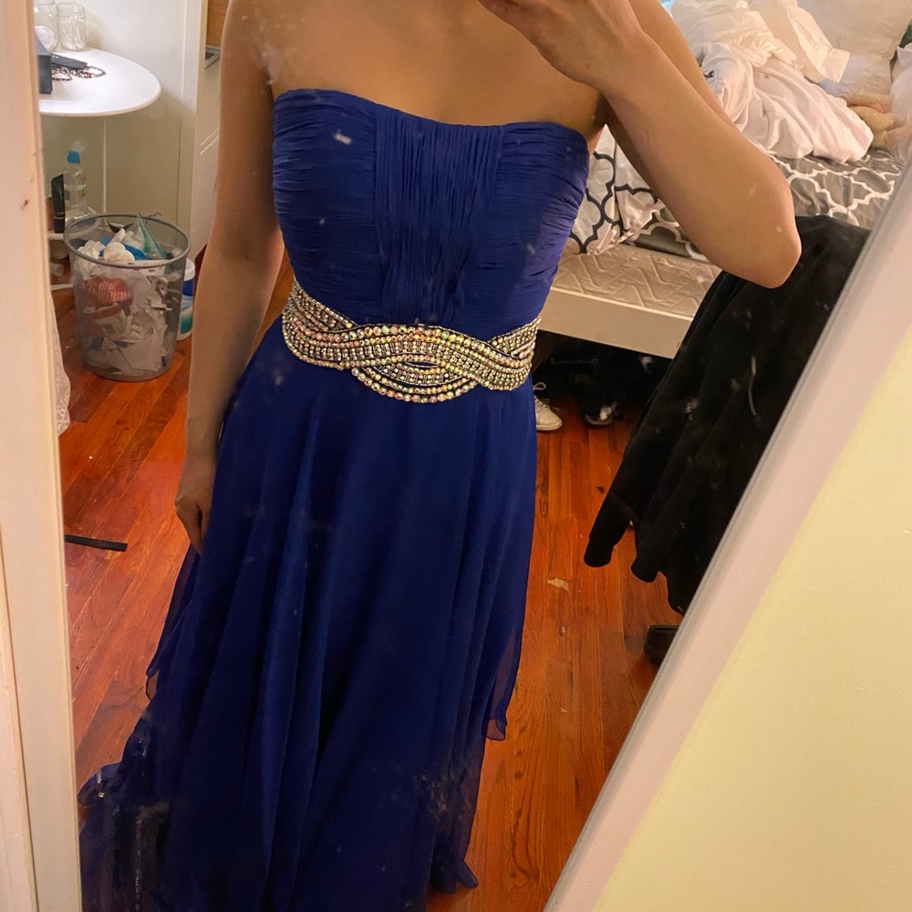 Jovani Blue Prom Dress